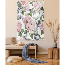 Flourishing Pink Flora Tapestry