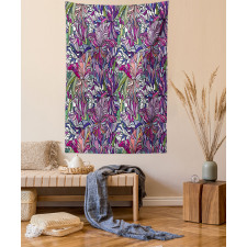 Tropical Jungle Bouquet Tapestry