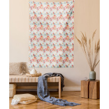 Retro Warm Colored Fall Tapestry