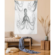 Animal Tentacles Marine Tapestry