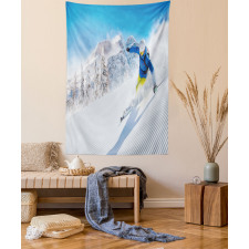 Skiing Extreme Sports Tapestry