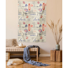 Newspaper Kiss Marks Tapestry