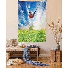 Golf Club and Ball Tapestry