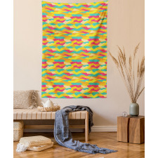 Funky Tiles Tapestry