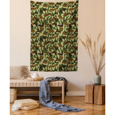 Hunter in Forest Tapestry