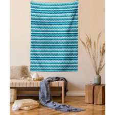 Ocean Waves Aquatic Tapestry