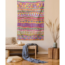 Watercolor Motif Tapestry