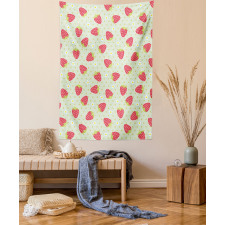 Spring Blossoms Cartoon Tapestry