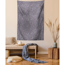 Asteroid Surface Crater Tapestry