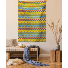 Native Aztec Borders Tapestry