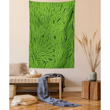 Grass Growth Abstract Tapestry