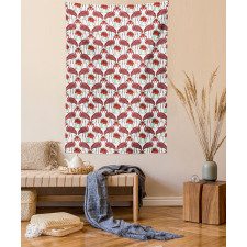 Floral Birds Tapestry