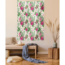 Plumeria Hibiscus Tapestry