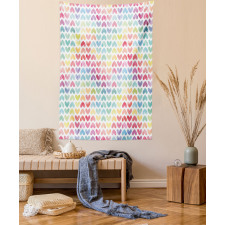 Colorful Hearts Tapestry