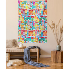 Ornamental Winter Pattern Tapestry