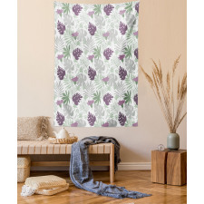 Tropical Botany Design Tapestry