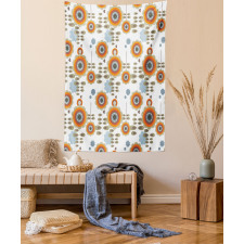 Floral Abstract Petals Art Tapestry