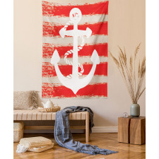 Rope Stripes Nautical Tapestry