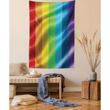 Pride Flag Inspired Design Tapestry