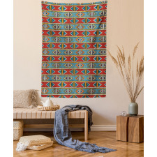 Rhombus Tribal Tapestry