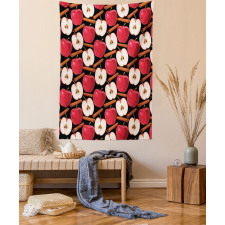 Cinnamon Sticks Fruits Tapestry