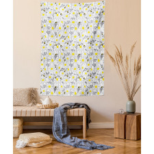 Bees Chamomile Meadow Tapestry