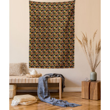 Exotic Autumn Garden Tapestry