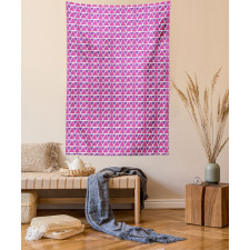 Hand Drawn Triangles Tapestry