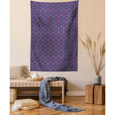 Floral Design Stripes Tapestry