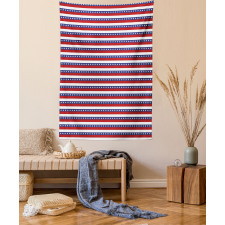 American Flag Motif Tapestry