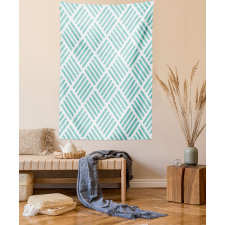 Diagonal Parallel Lines Tapestry
