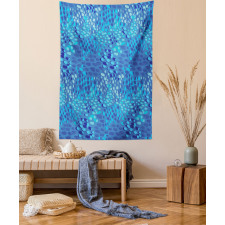 Abstract Fish Skin Scales Tapestry