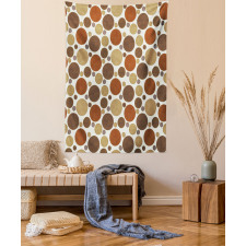 Vintage Lines Abstract Tapestry