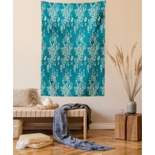 Roses on Blossoming Branches Tapestry