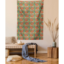 Oriental Nature Flourish Tapestry