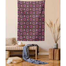 Hippie Flourishing Flowers Tapestry