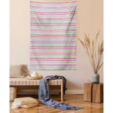 Abstract Stripes Tapestry