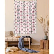 Doodle Circles and Dots Tapestry