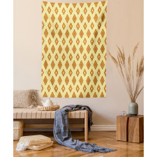 Old Fashioned Rhombus Tapestry