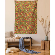 Autumn Faded Leafage Tapestry