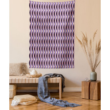 Vertical Wavy Lines Tapestry