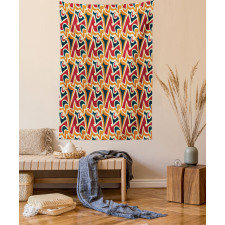 Chaotic Graffiti Art Tapestry