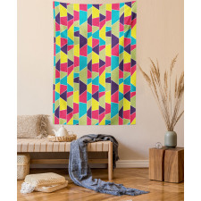 Mosaic Trapezoid Art Tapestry