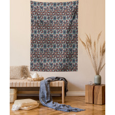 Vintage Floral Folk Tapestry