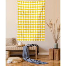 Checkered Grid Tapestry