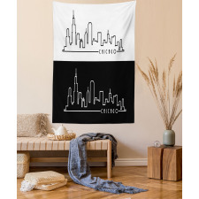 Minimalist City Tapestry