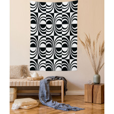 Checkered Curvy Tapestry