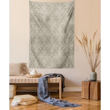 Floral Damask Tapestry