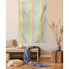 Colorful Dots Spectrum Tapestry