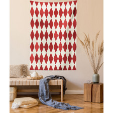 Vintage Harlequin Design Tapestry